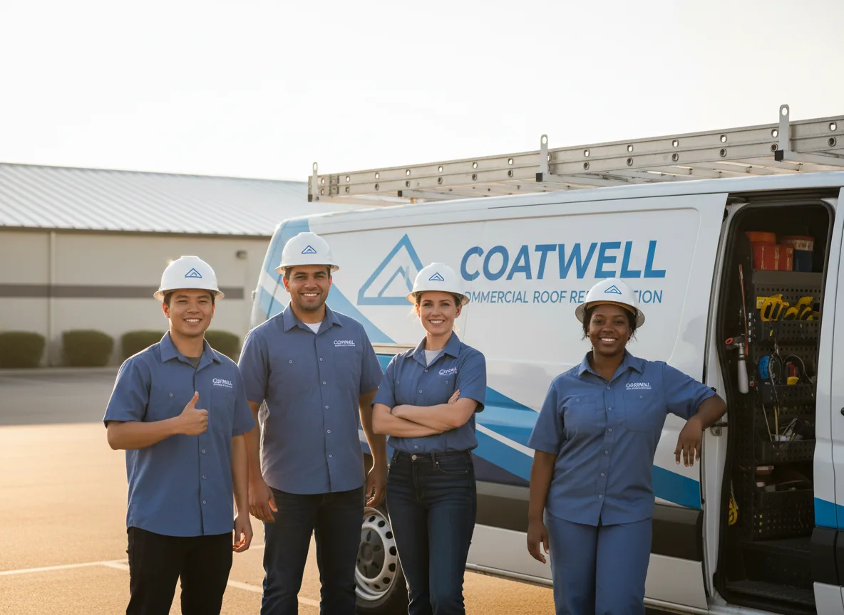 Commercial roof coating company in Worley, ID